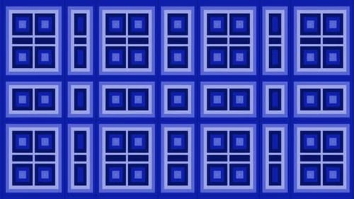 Blue Rectangular Shapes