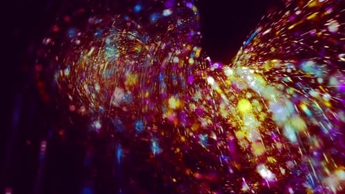 Flux de particules abstraites VJ Tornado
