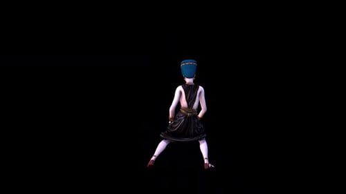 Danse Néfertiti 6 — Concept d'Halloween