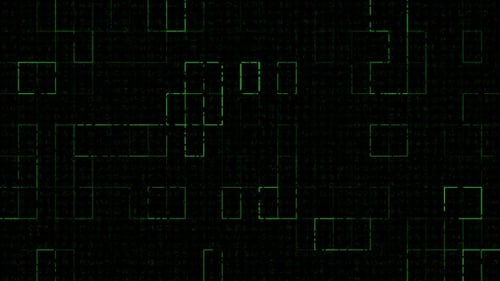 Green Dust Abstract Grunge Square Background