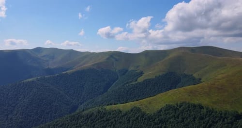 Carpathians Mountain Range. Western Ukraine