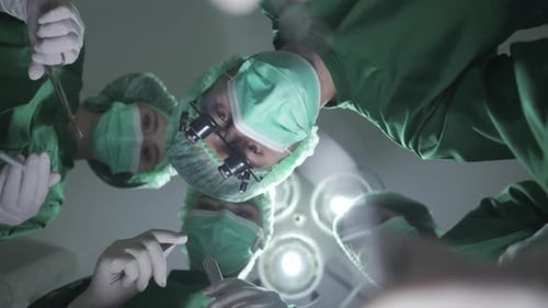 surgeon doctor team working surgical health care in hospital operation room, disease medicine health