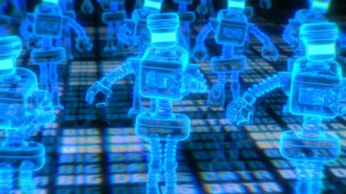 Robots andantes con estructura alámbrica