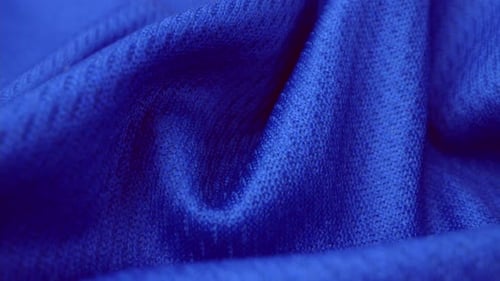 Close Up Detailed Cloth Texture of Shiny Spandex Cloth with Dolly Shot