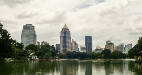 Bangkok Lumpini Park Timelapse