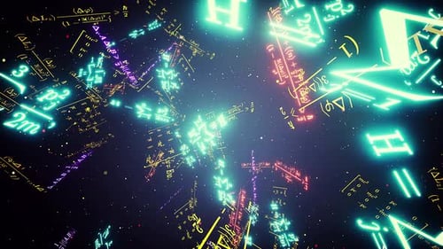 Mathematische Formeln Chaos 4k