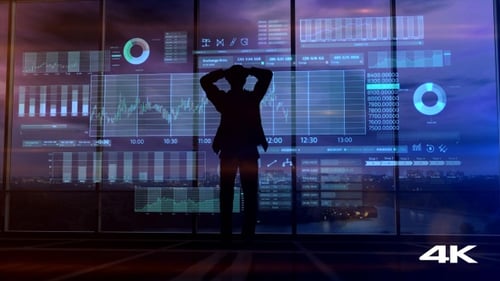 Holographic Business Data Interface Display for Corporate Analysis