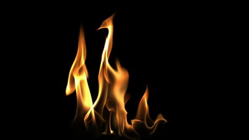 Feuerflamme, Zeitlupe