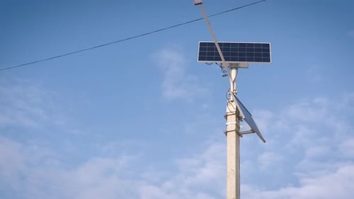 Solarbetriebene Laterne