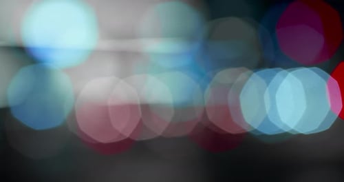 Abstract Blurred City Lights at Night