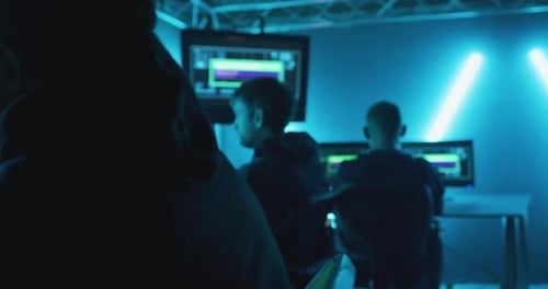 Hackers Controlling Hostile Attack While Working in Hideout Base