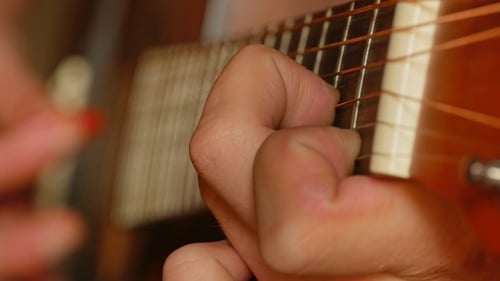 Guitarist playing the classical guitar 3