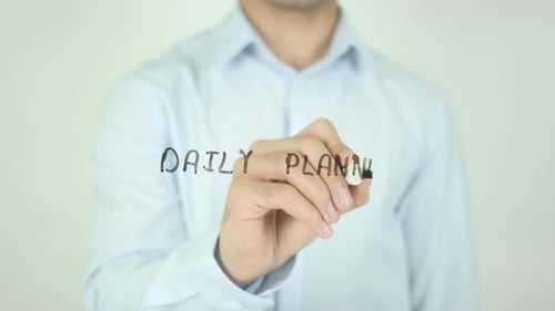 Daily Planner, Writing On Screen