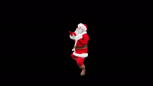 Dancing Santa Claus 3D Animated Character for Christmas Celebrations