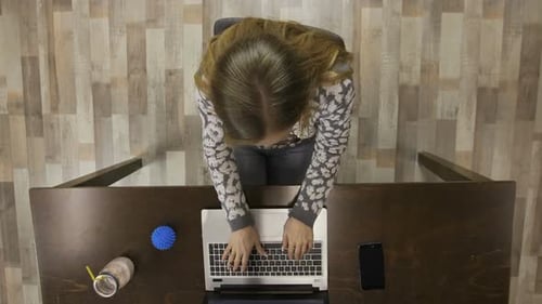 Stressed Office Worker Holding Anti Stress Ball
