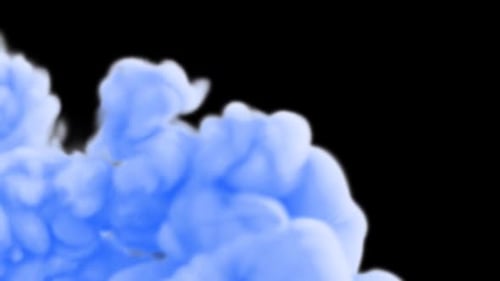Blauer Rauch bewegt sich 4K 2