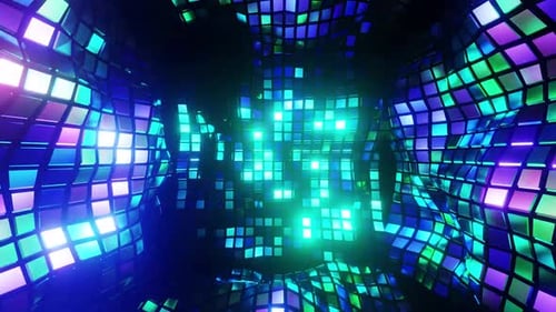 Vj Loop Disco Party Blue Ocean Room Wave Background HD