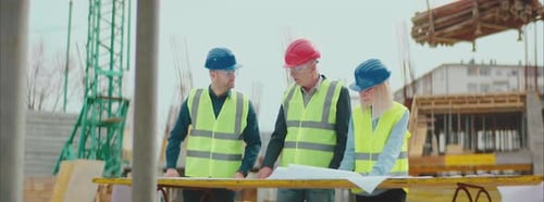 Team auf der Baustelle