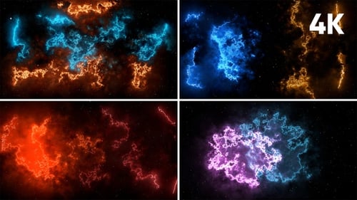 Fondo de nebulosa espacial