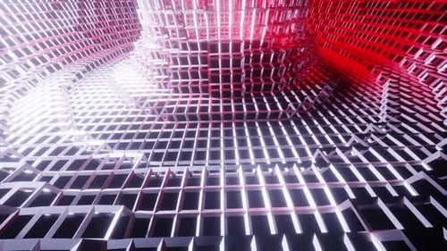 Donut Crystal Tunnel Vj Loop Background HD