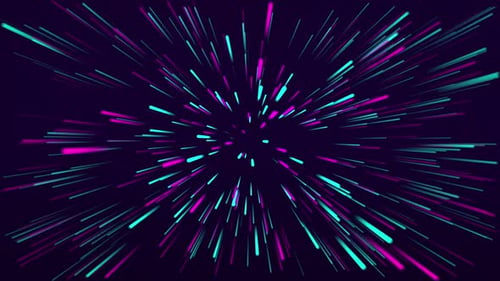 Flight into cosmic web structure seamless VJ loop for music videos, night clubs.