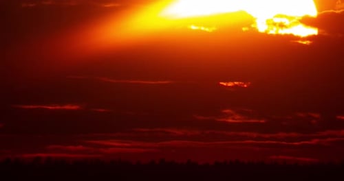 Sunset Closeup Time Lapse