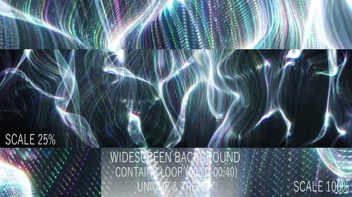 Rgb Curtain Waves