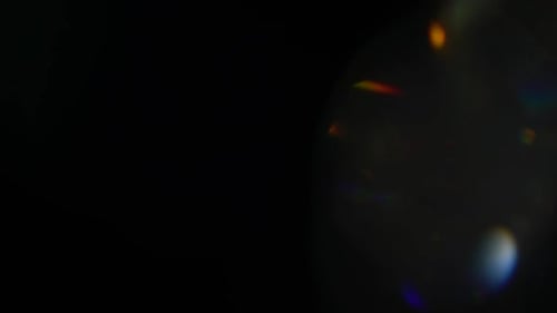 Abstract Shimmering Lights on a Black Background