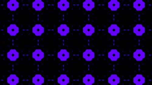 Abstract Geometric Kaleidoscope Pattern Loop Animation