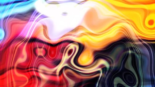 Colorful Abstract Flowing Liquid Motion Background