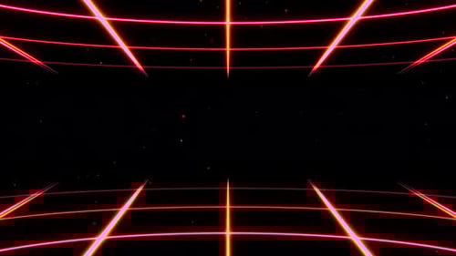 Grid Futuristic Background 4K