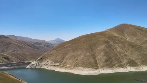lake mountains landscape nature
