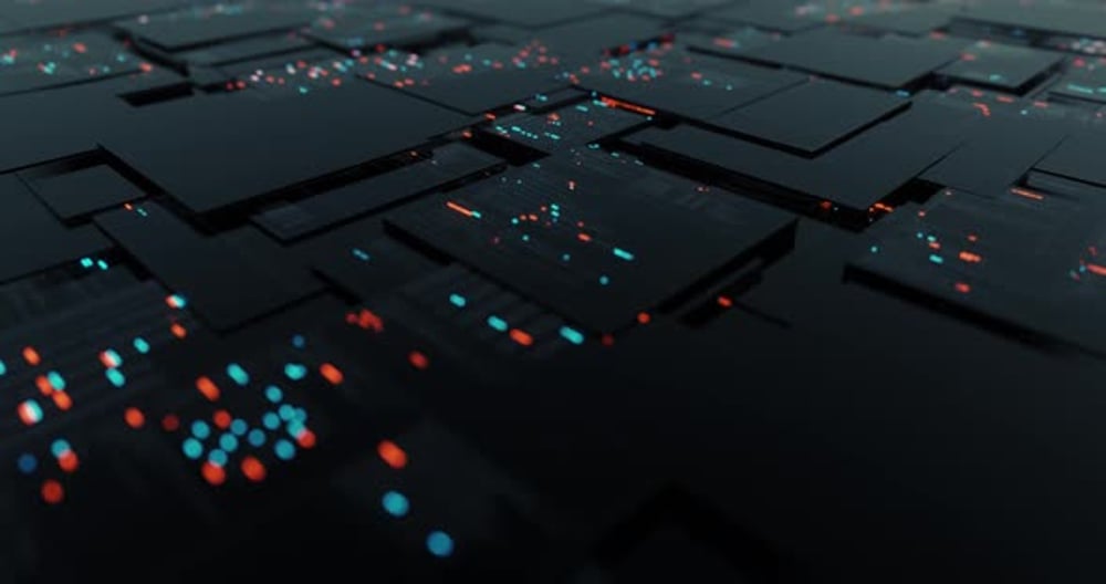 Abstract digital motion abstract matrix. , Backgrounds Motion Graphics ...