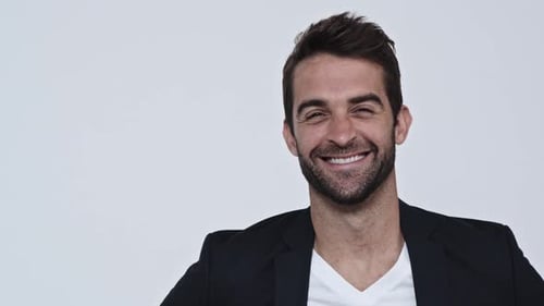 Smiling Man in Blazer Close Up