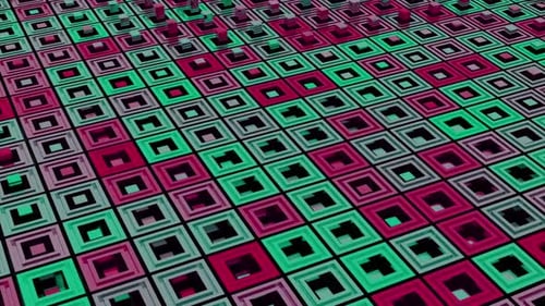 Dynamic Geometric Grid Pulsing Background Loop