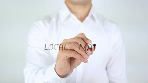 Writing Local Map on Clear Surface with Marker