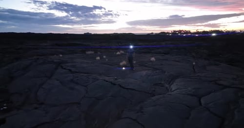 Explorador em viagem