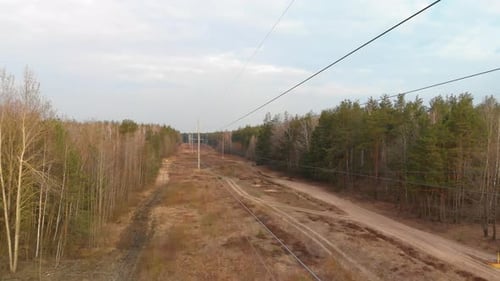 Flying Along the Wires of the Power Line