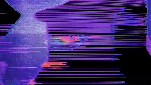 Glitch Digital Noise Transition Overlay