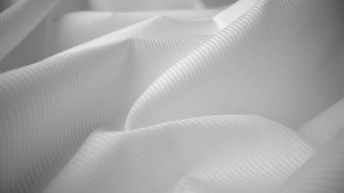 Shiny Flowing Cloth Texture Dolly Shot in Close Up View Macro Shot