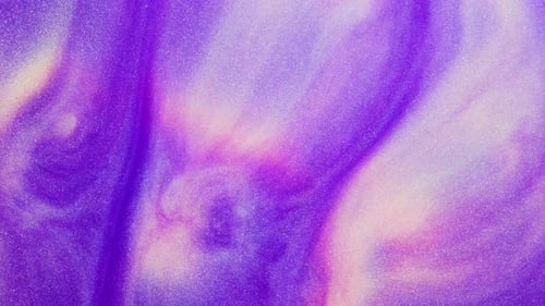 Abstract Purple Fluid Glitter Shimmer Flowing Background
