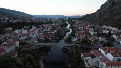 Historical Texture Of Mostar City