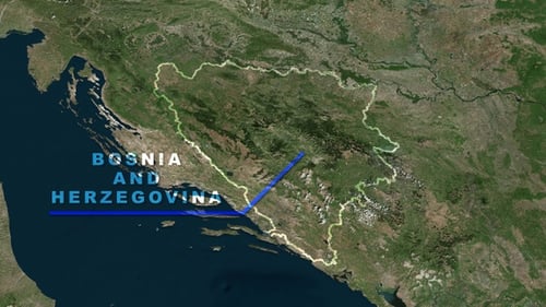 Bosnia And Herzegovina World Map