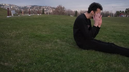 Doing Pushups Park