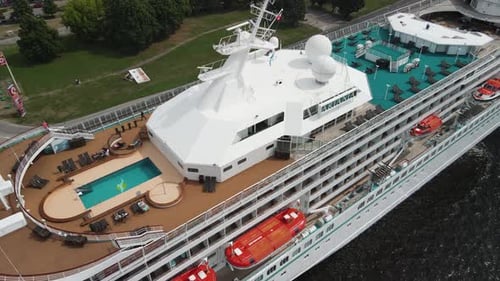Vista aérea del crucero