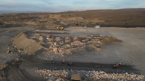 Bulldozer arbeiten