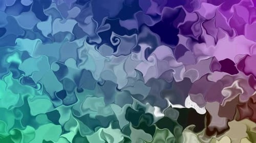 Abstract Colorful Fluid Morphing Seamless Loop Background