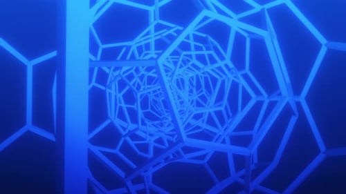 4k hellblauer nahtloser animierter Hintergrund. 3d Hintergrund einer Präsentation, Veranstaltung, Geschäft.