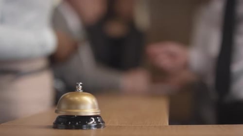 Call Bell on Hotel Reception Desk