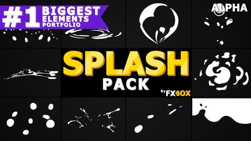 Cartoon-Splash-Elemente | Grafikpaket